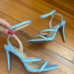 Light blue heels